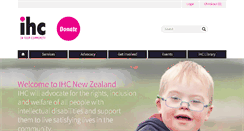 Desktop Screenshot of ihc.org.nz