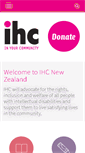 Mobile Screenshot of ihc.org.nz