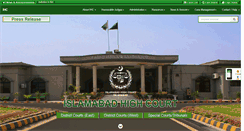 Desktop Screenshot of ihc.gov.pk