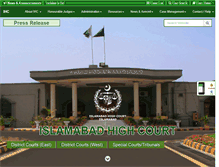 Tablet Screenshot of ihc.gov.pk